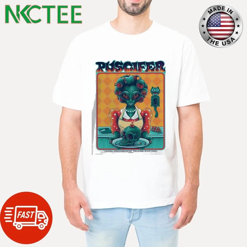 Puscifer Mashantucket Connecticut 2026 Gig Poster At Foxwoods Resort Casino On April 10 2026 shirt