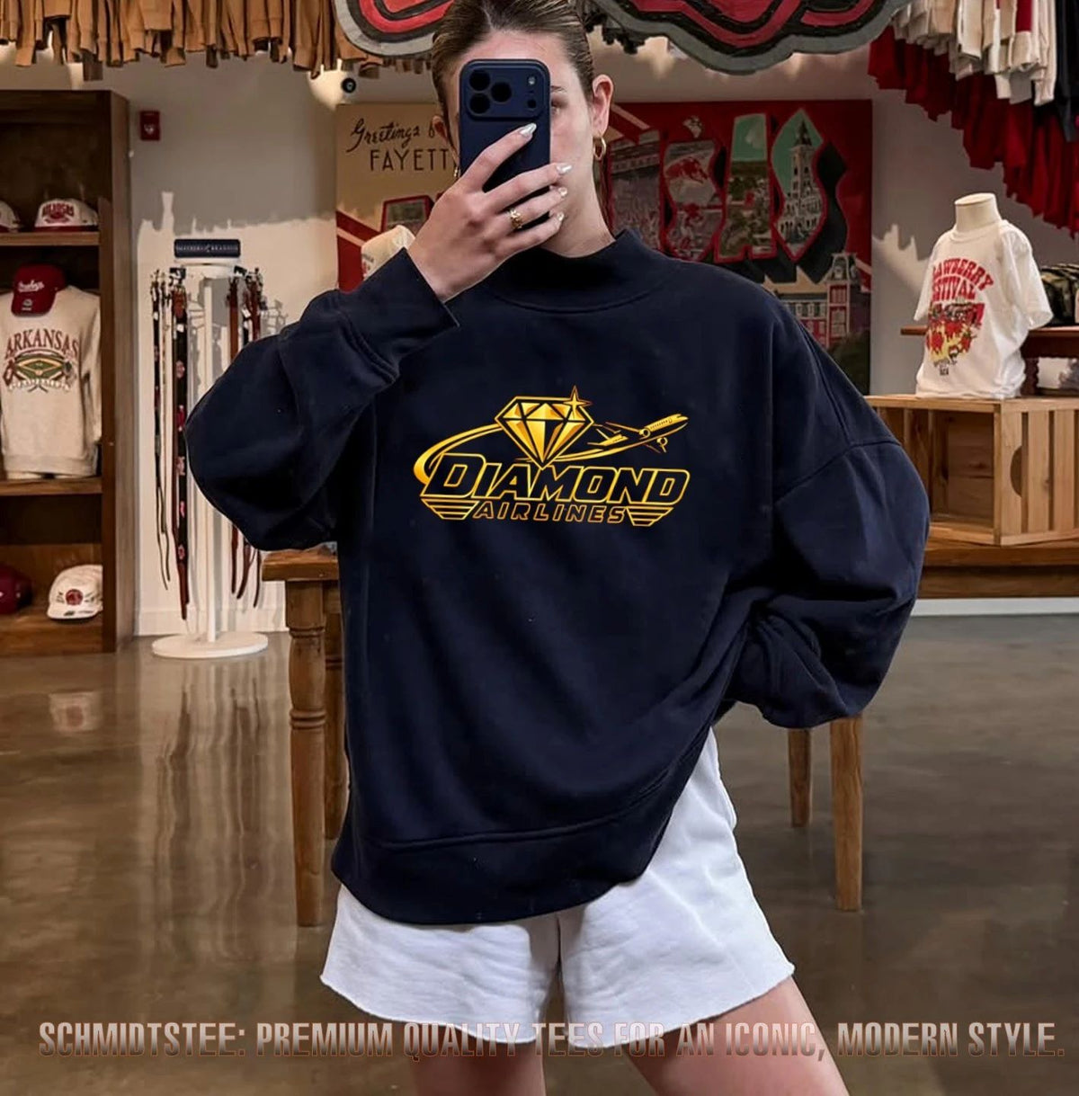 Joey Knight Jr. The Establishment Diamond Airlines shirt