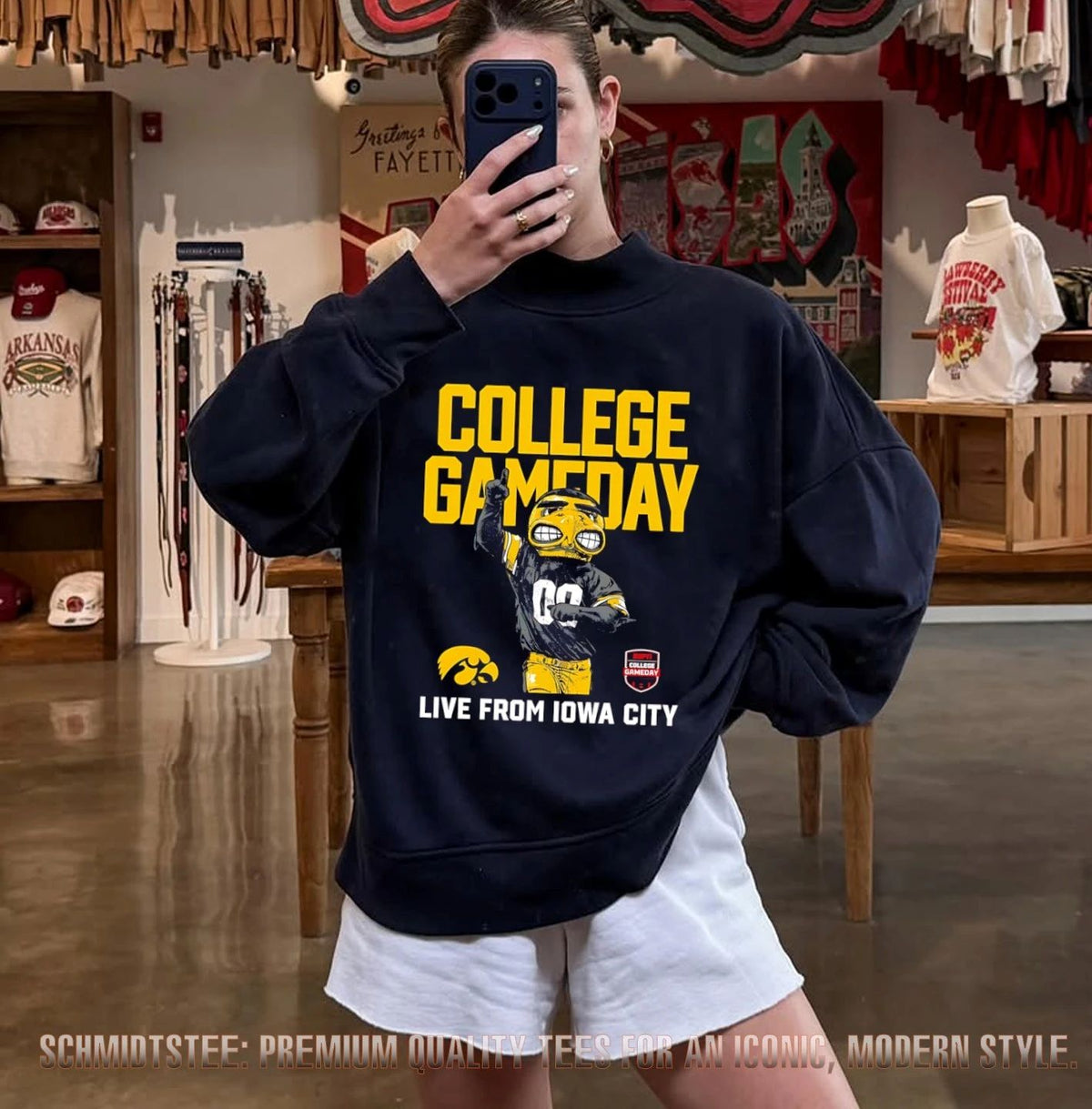 Iowa Hawkeyes 2026 College GameDay Live From Iowa City Mascot shirt
