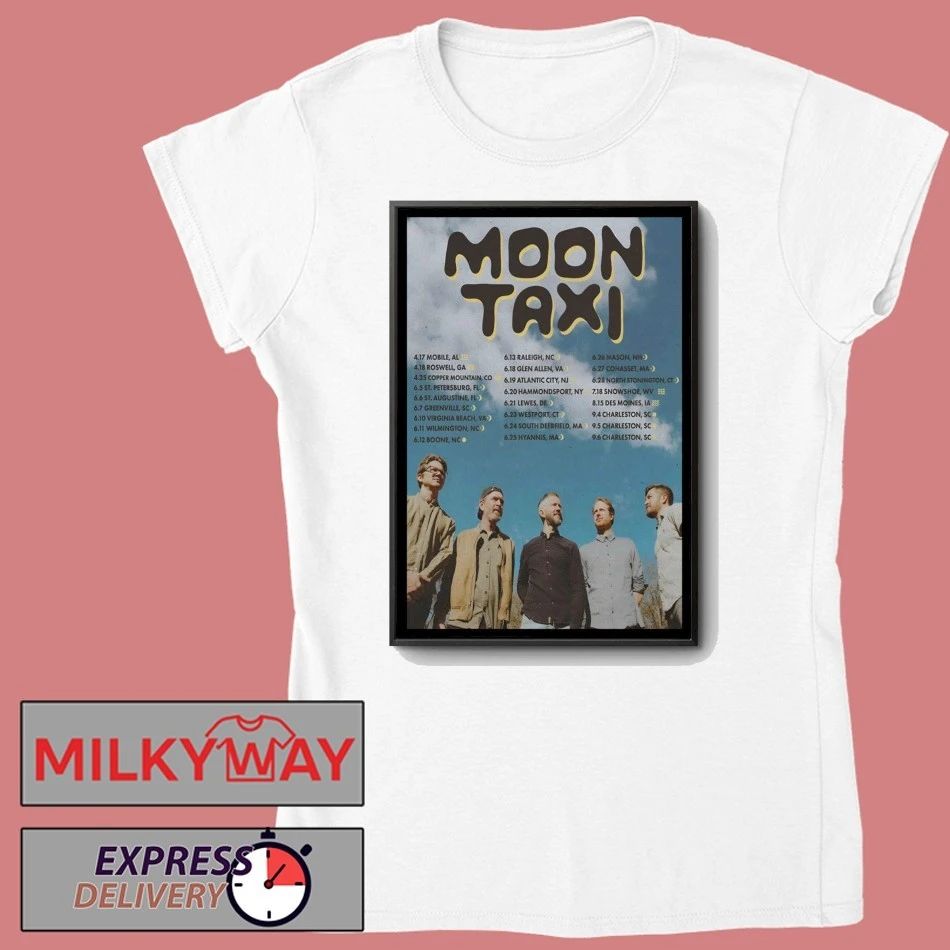Moon Taxi Summer 2026 Tour Poster shirt