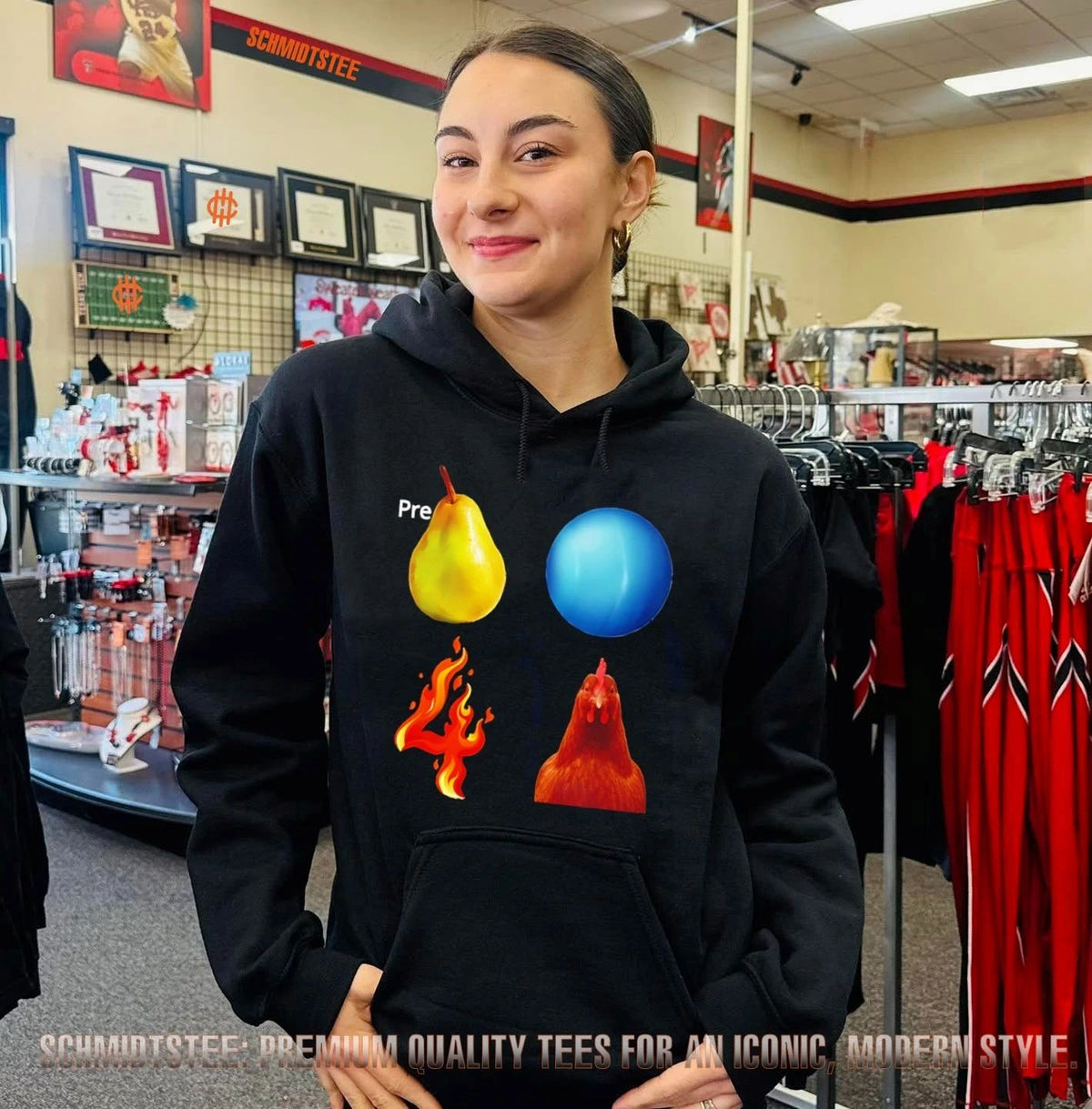 Prepare Uranus Meme pear blue ball fire four shirt