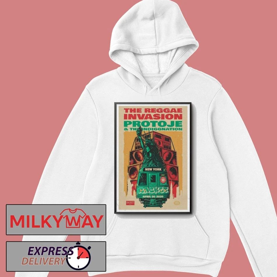 Poster Protoje Apr 30 2026 The Reggae Invasion Tour shirt