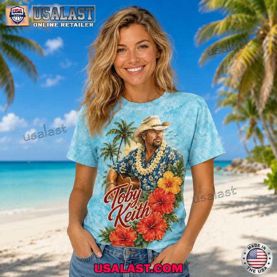 Toby Keith Sea Salt Tropical Vibes 3D T-Shirt
