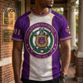 Omega Psi Phi Fraternity Purple Crest T-Shirt