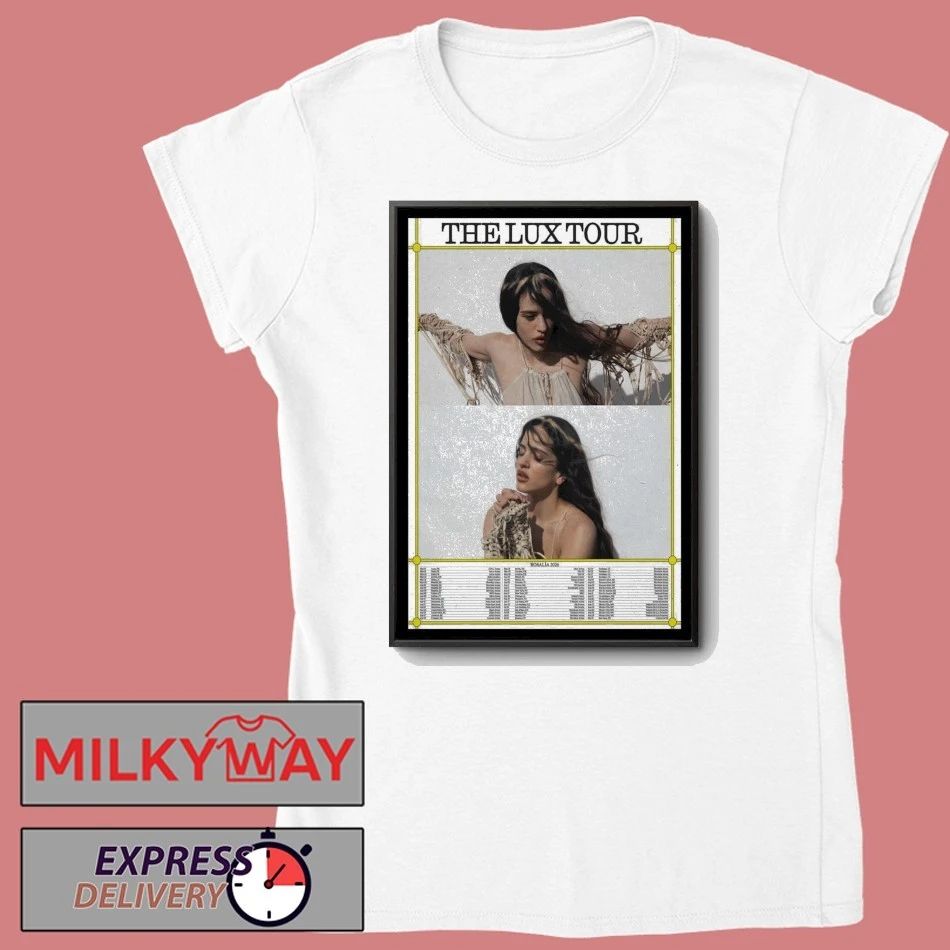 Rosalía LUX Tour 2026 Poster shirt
