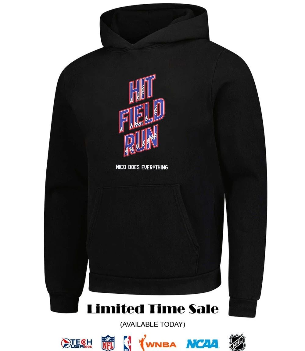 Chicago Cubs hit field run Nico does everything shirt