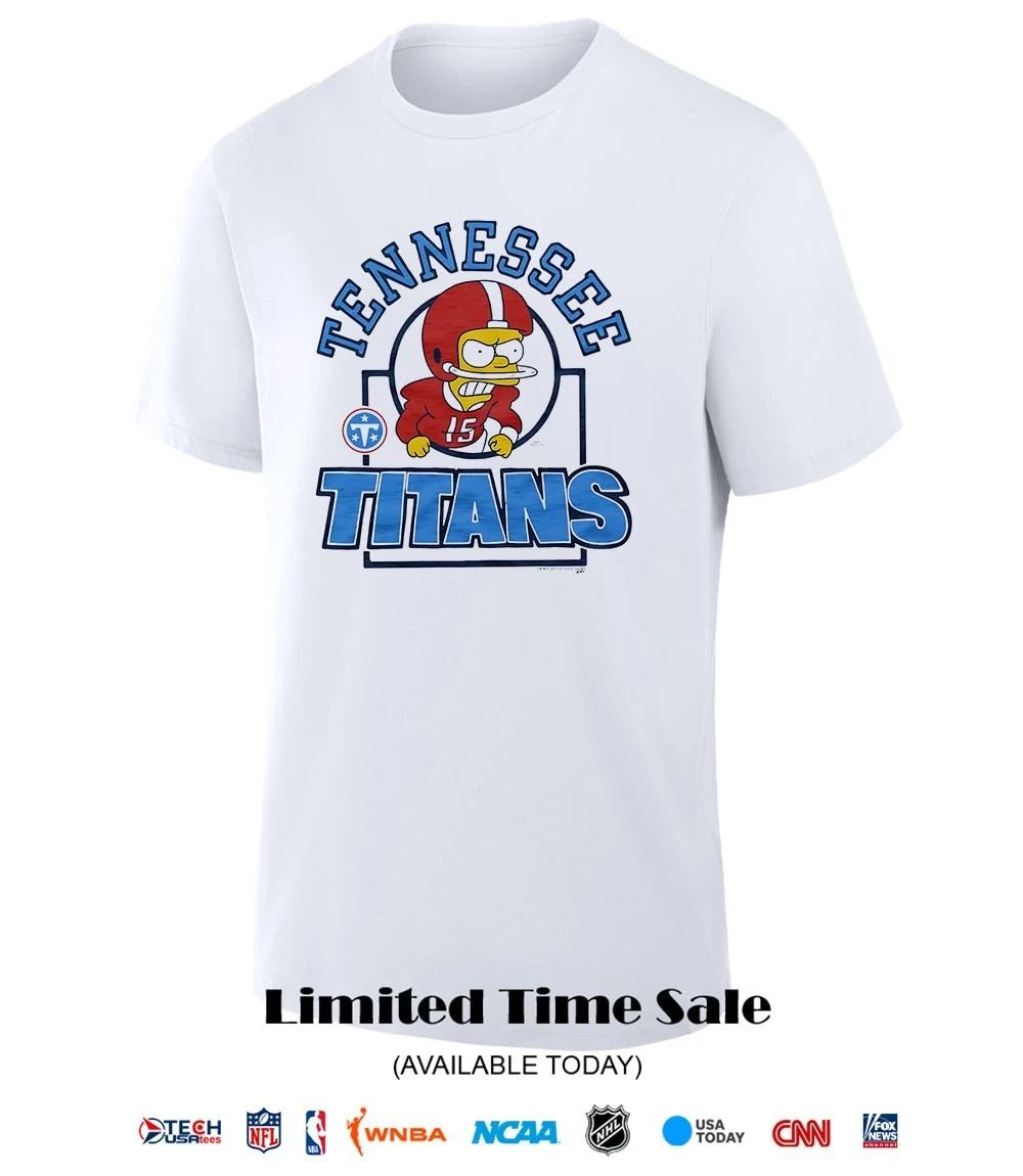 Bart Simpson x Tennessee Titans shirt