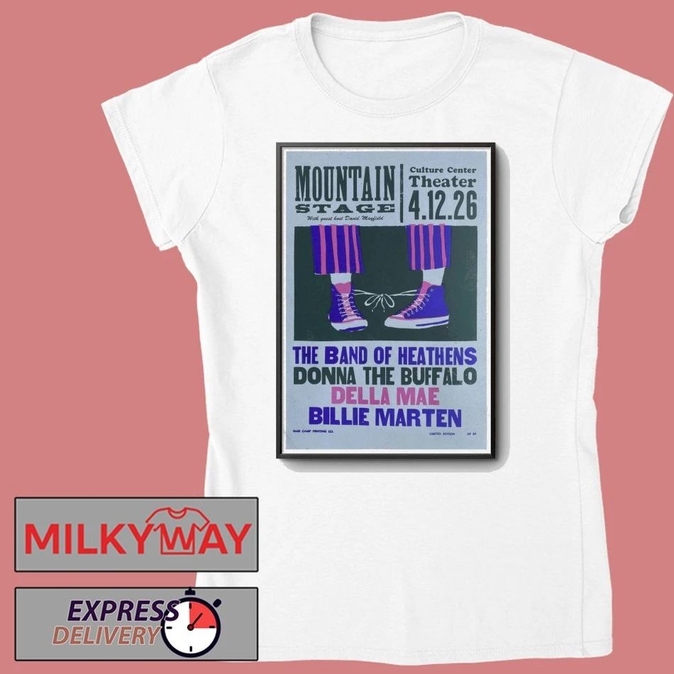 Apr 12 2026 Mountain Stage Poster Charleston, West Virginia shirt