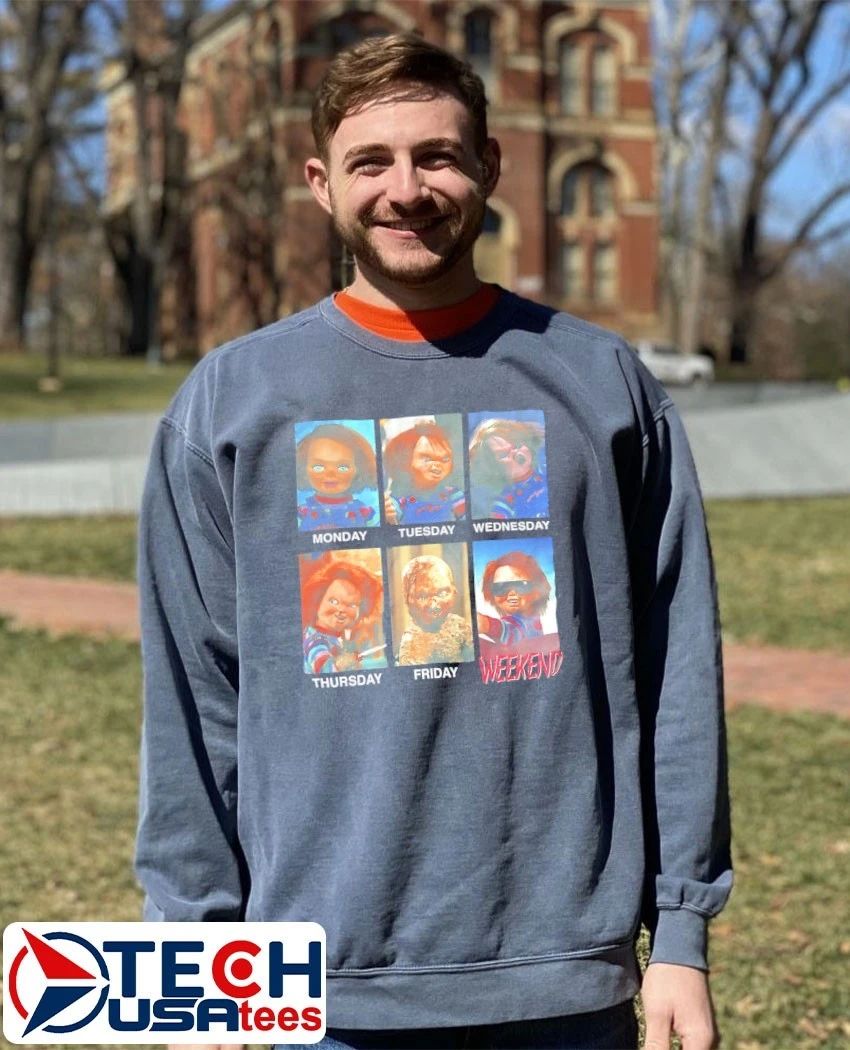 Chucky days of the week moods shirt