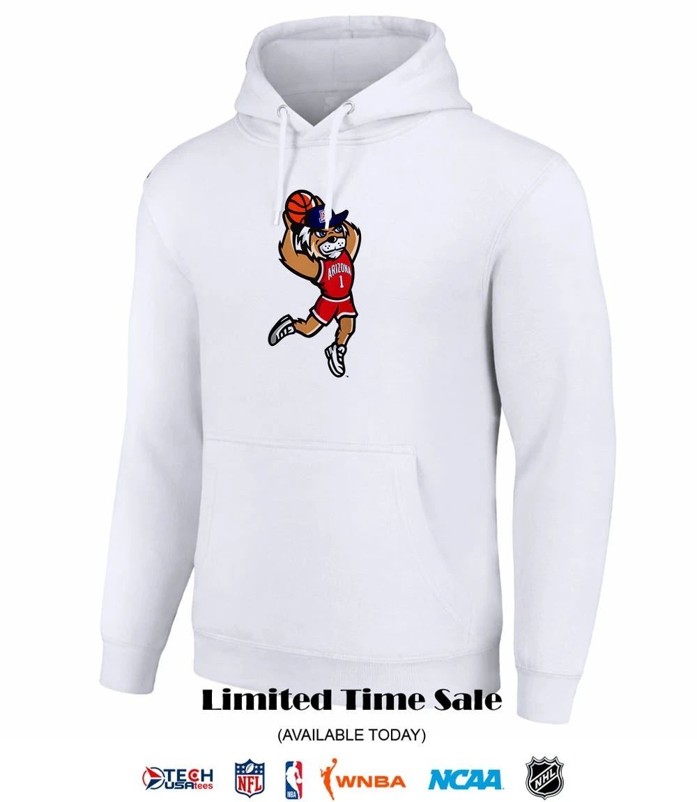 Arizona Wildcats Dunking Wilbur mascot shirt