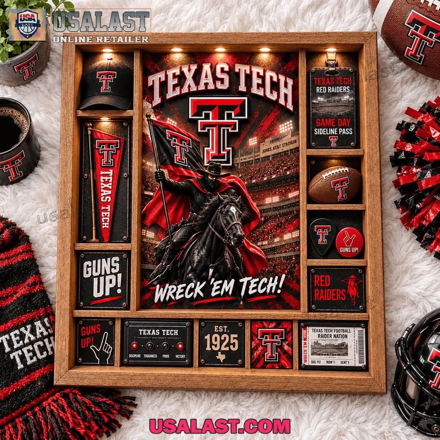 Texas Tech Red Raiders Custom Frame Light Box