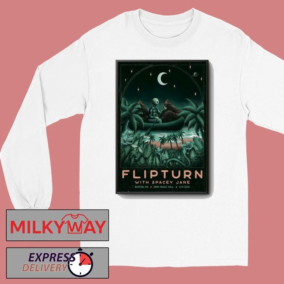 Flipturn Boston MA On Jun 4 2026 Tour Poster shirt