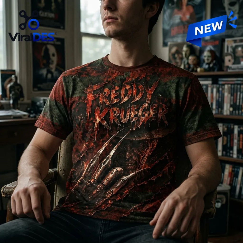 Freddy Krueger Fire Claw Shirt