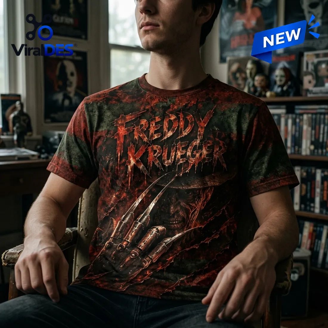 Freddy Krueger Fire Claw Shirt