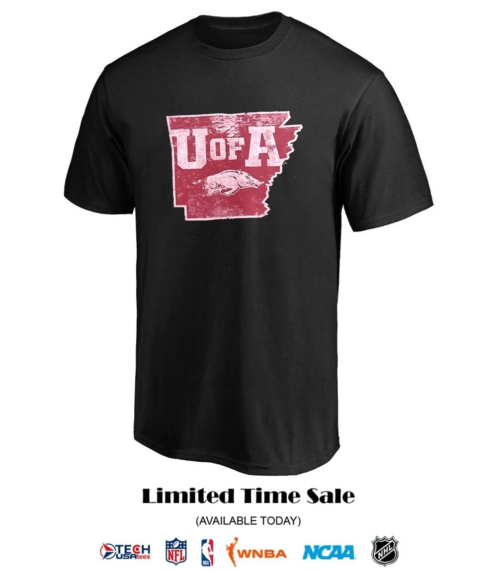 Arkansas Razorbacks U of A State shirt