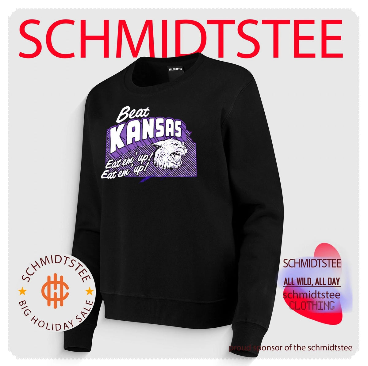 K-State Wildcats Beat Kansas KU Eat em ‘up shirt