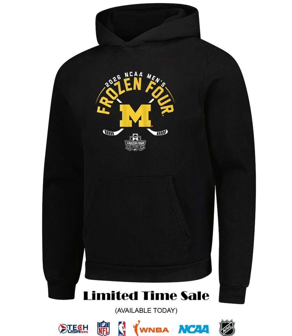 Michigan Wolverines 2026 NCAA Men’s Hockey Frozen Four shirt