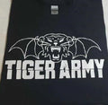 Tiger Army Punk rock hardcore thrash band T shirt tee music band bat