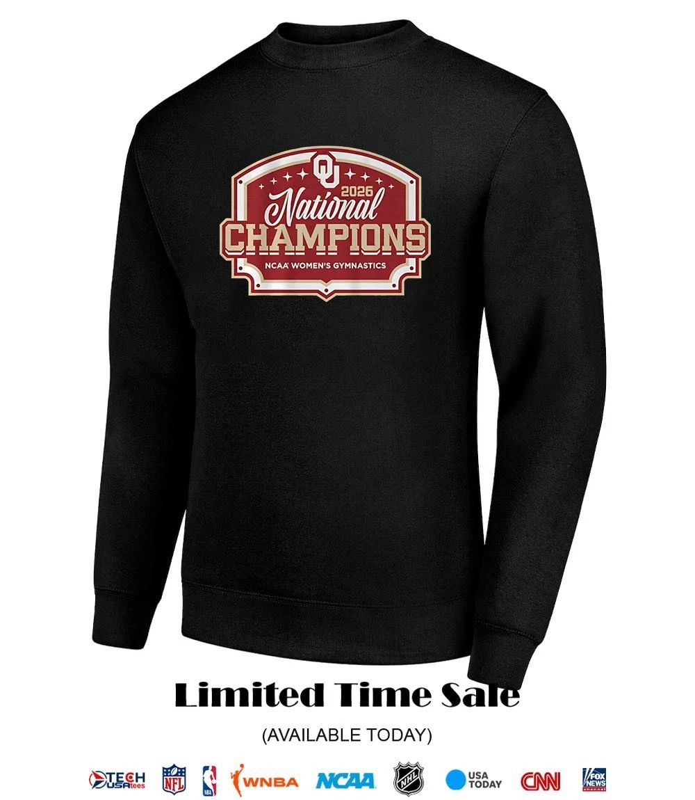 Oklahoma Sooners 2026 NCAA Women’s Gymnastics National Champions shirt