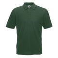 3 & 5 Pack Mens Fruit Of The Loom 65/35 Polo Shirts Plain Unisex Men Tee T Shirt