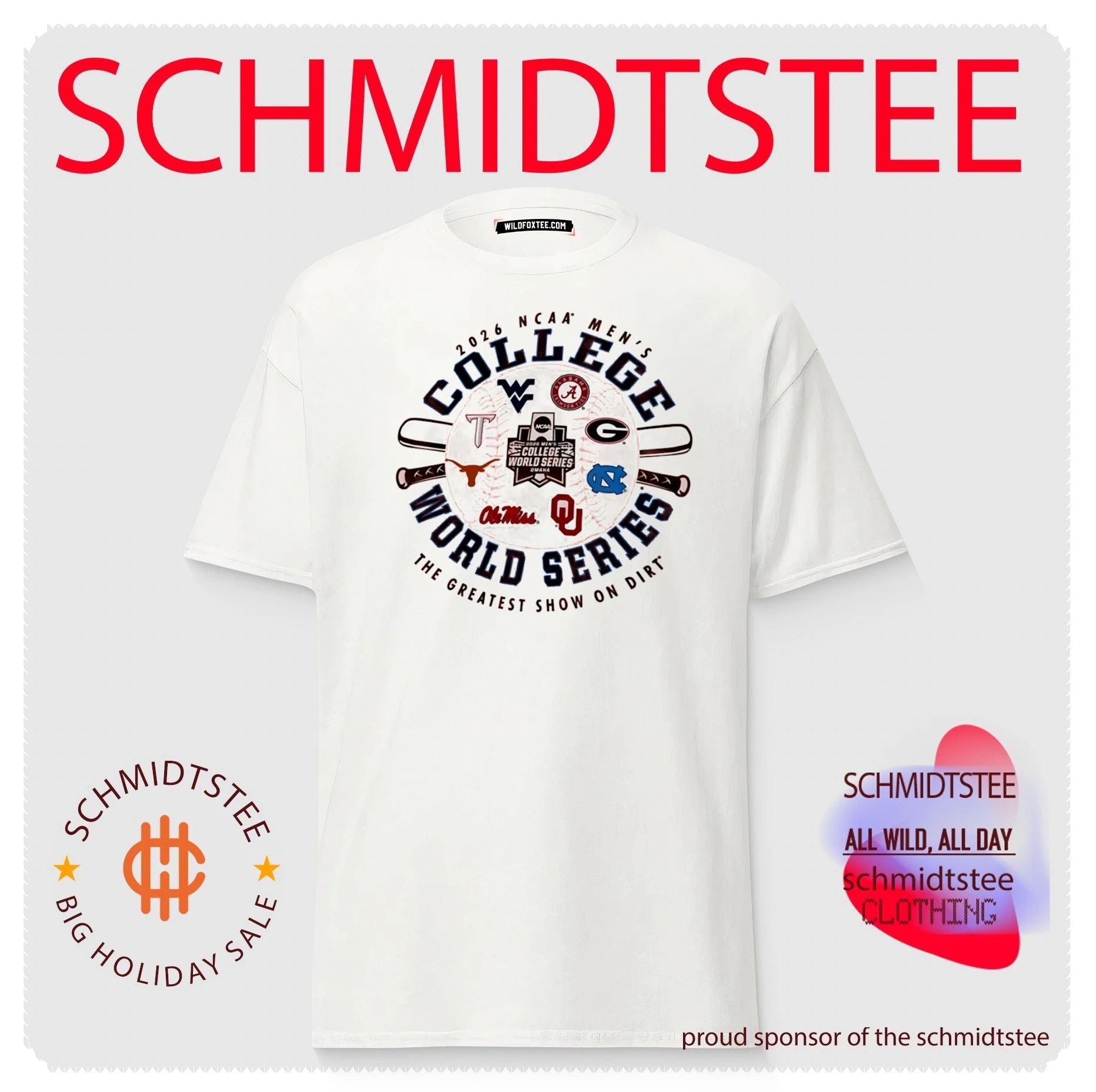 The Greatest Show On Dirt 2026 NCAA Men’s College World Series shirt