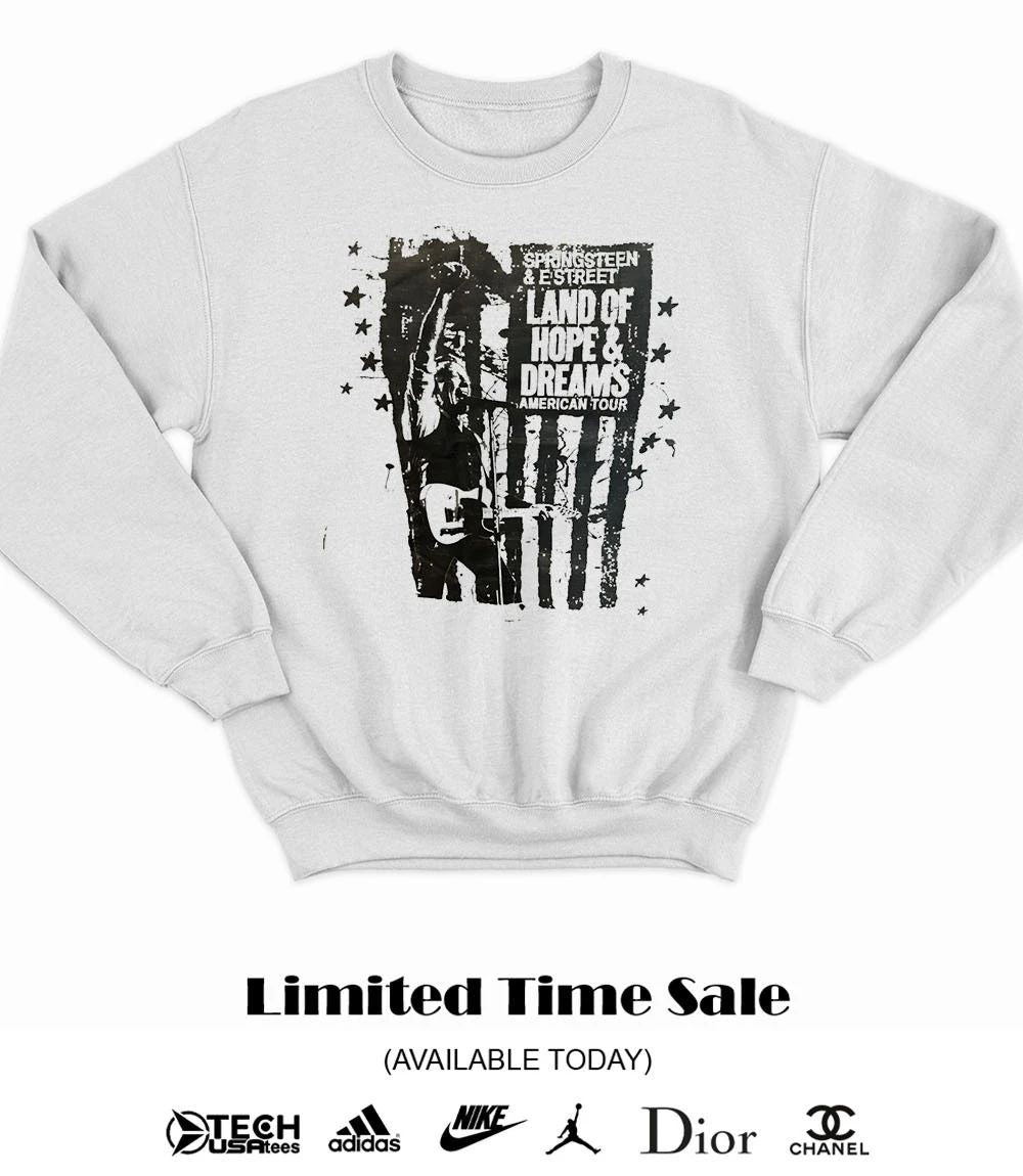 Bruce Springsteen and E Street land of hope and dreams American Tour shirt
