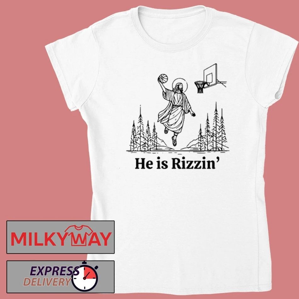 He is Rizzin’ Christian Easter Shirt