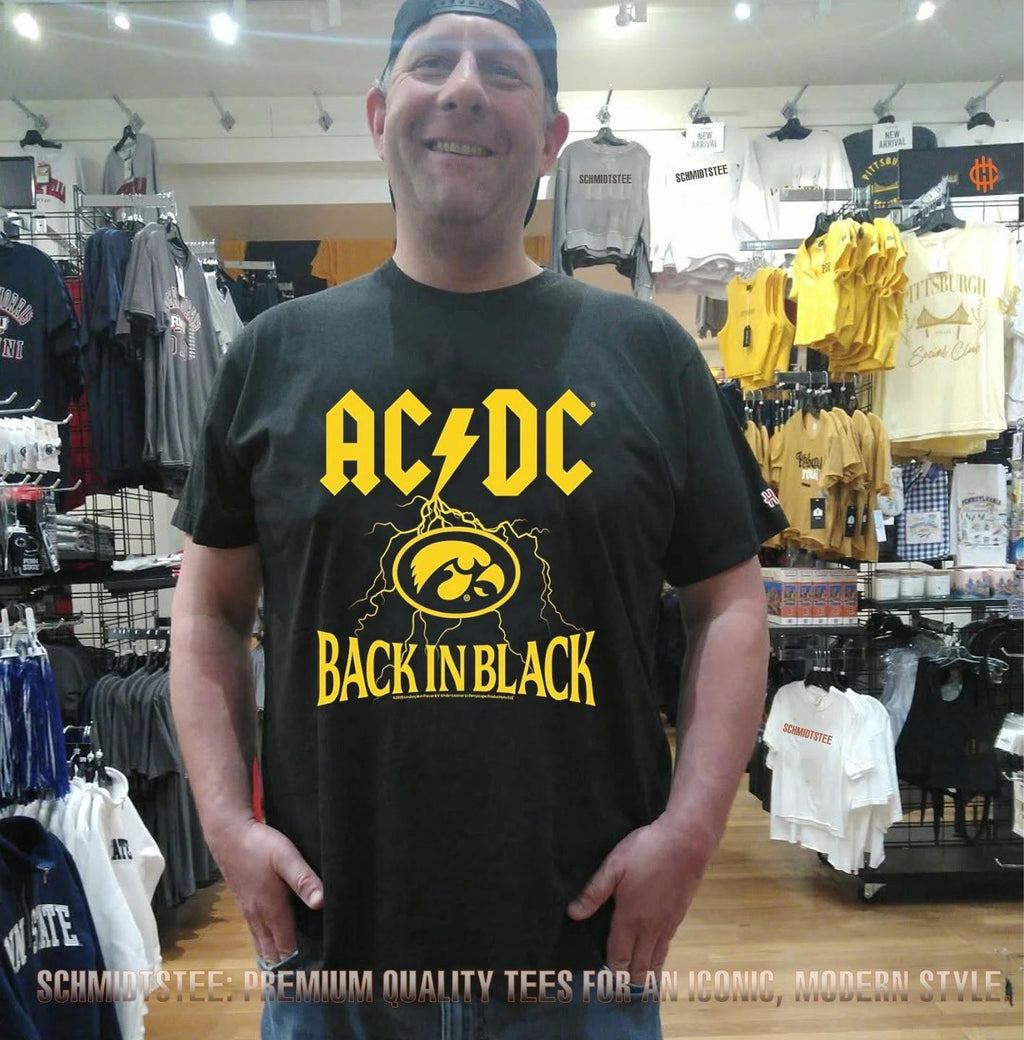 Iowa Hawkeyes AC DC Back In Black College GameDay 2026 shirt
