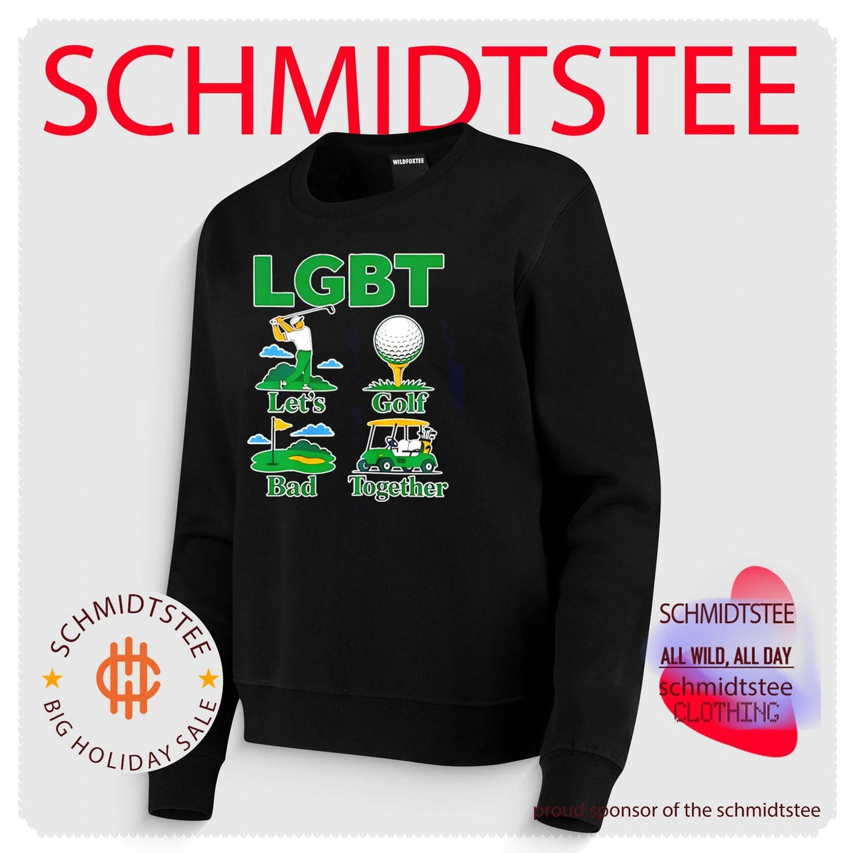 LGBT Let’s Golf Bad Together shirt