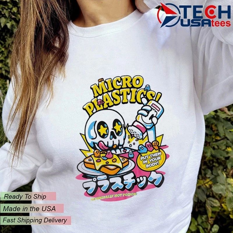 Microplastics put them in your body shirt