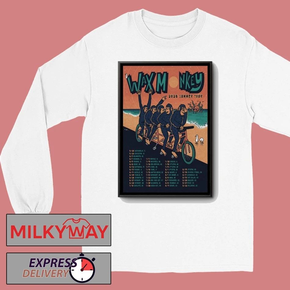 Wax Monkey Summer Tour 26 Poster shirt