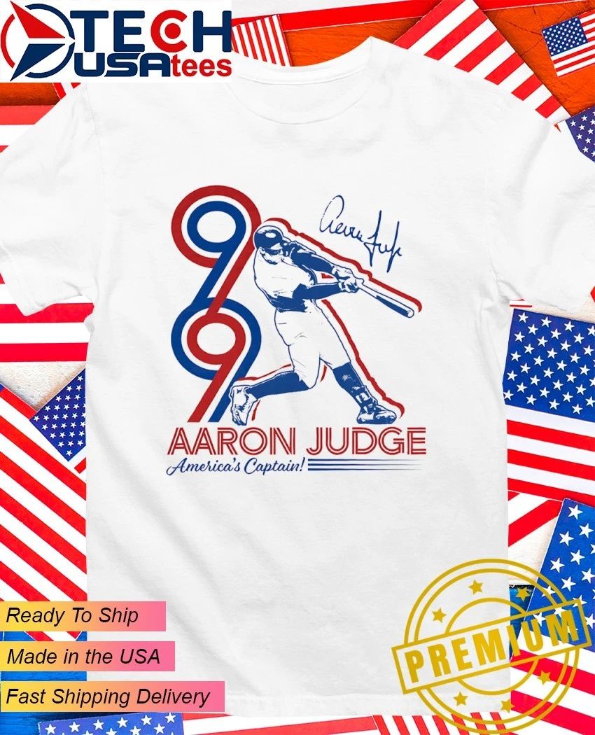 Aaron Judge 99 America’s Captain New York Yankees signature shirt