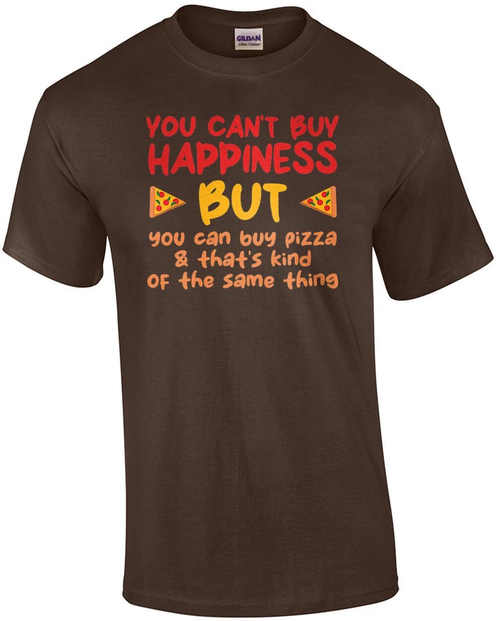 You can't buy happiness but you can buy pizza and that's kind of the same thi...