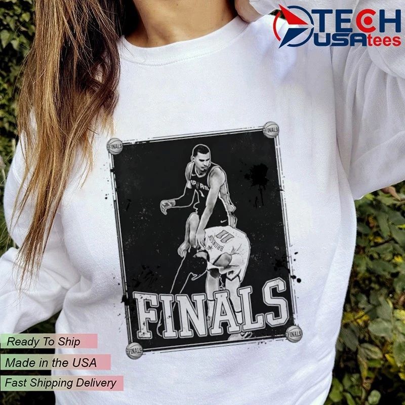 Spurs vs Knicks 2026 NBA Finals Game 3 Victor Wembanyama shoves Jalen Brunson shirt