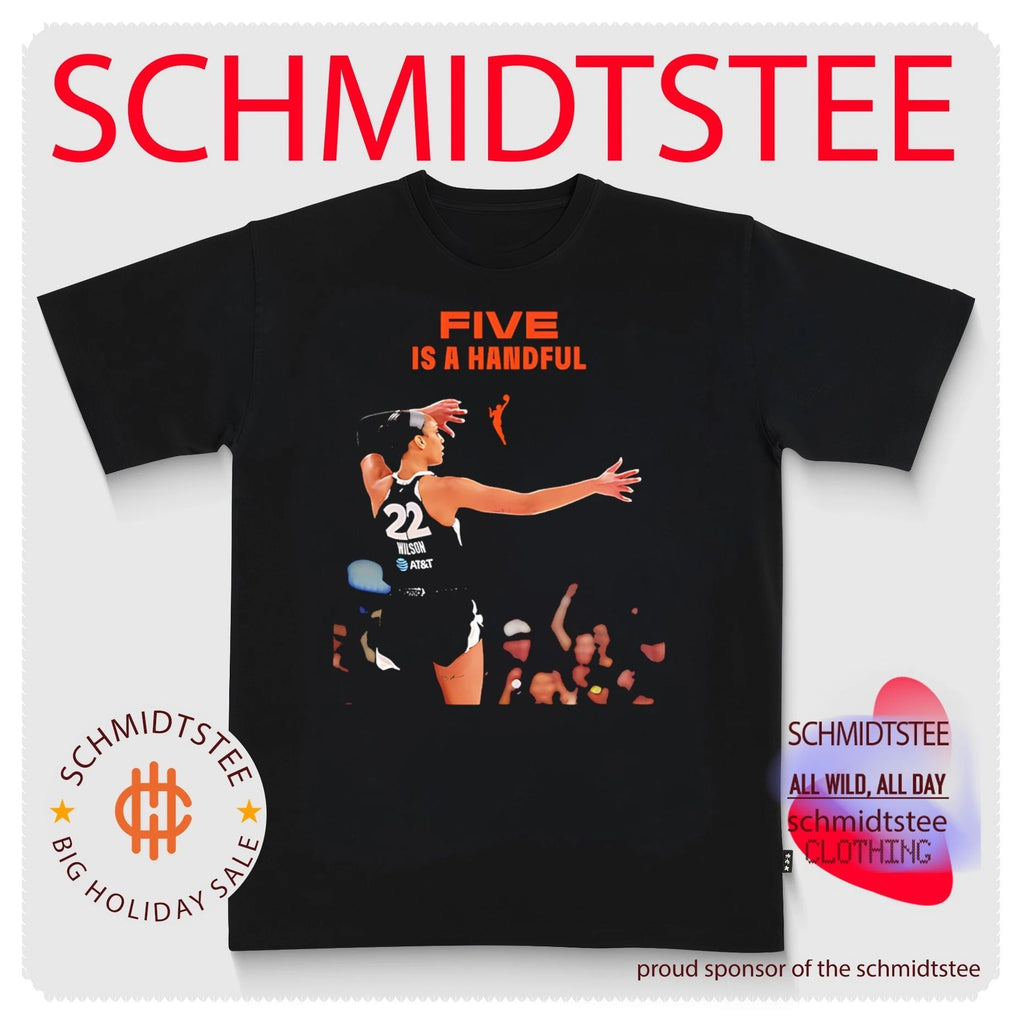 A’ja Wilson Las Vegas Aces WNBA Five Is A Handful shirt