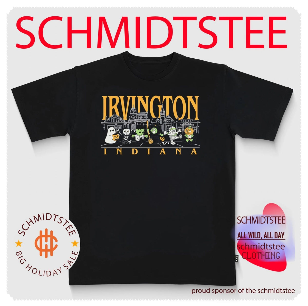 Historic Irvington Halloween 2026 Irvington Indiana Trick-or-Treat shirt