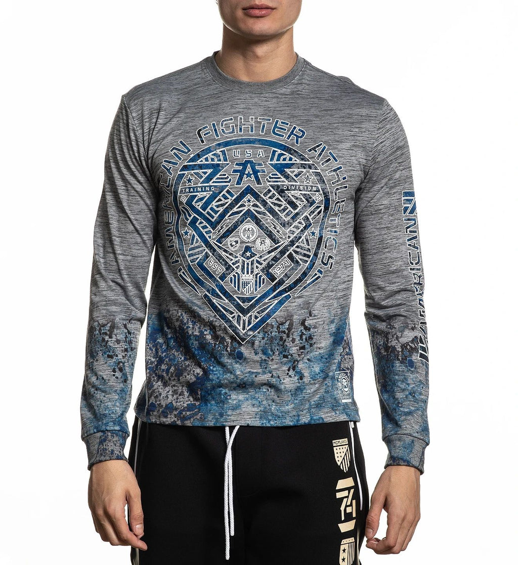AMERICAN FIGHTER HENDERSON Men's T-Shirt L/S Biker MMA