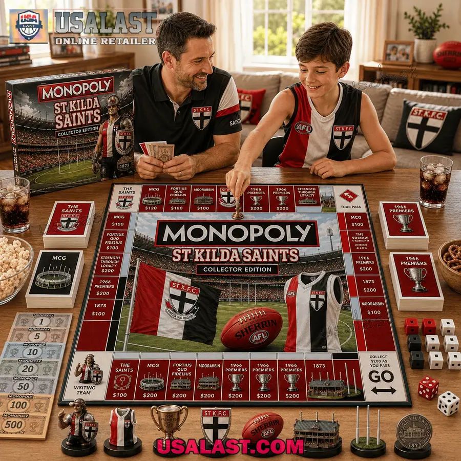 St Kilda Saints Collector Edition Monopoly Board Game 2026