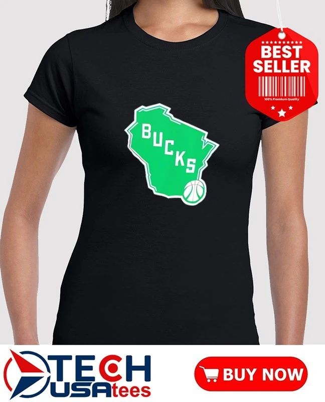 Milwaukee Bucks Alternate logo shirt
