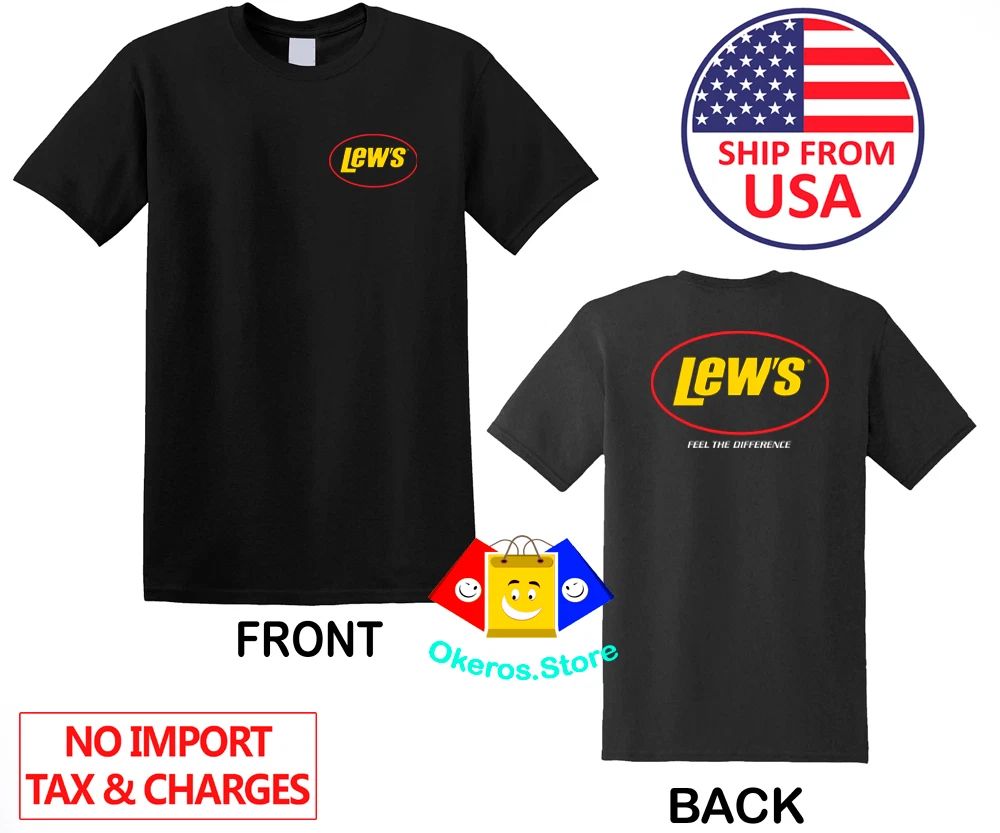 Lew's Fishing Reels Men's Black Size S to 3XL