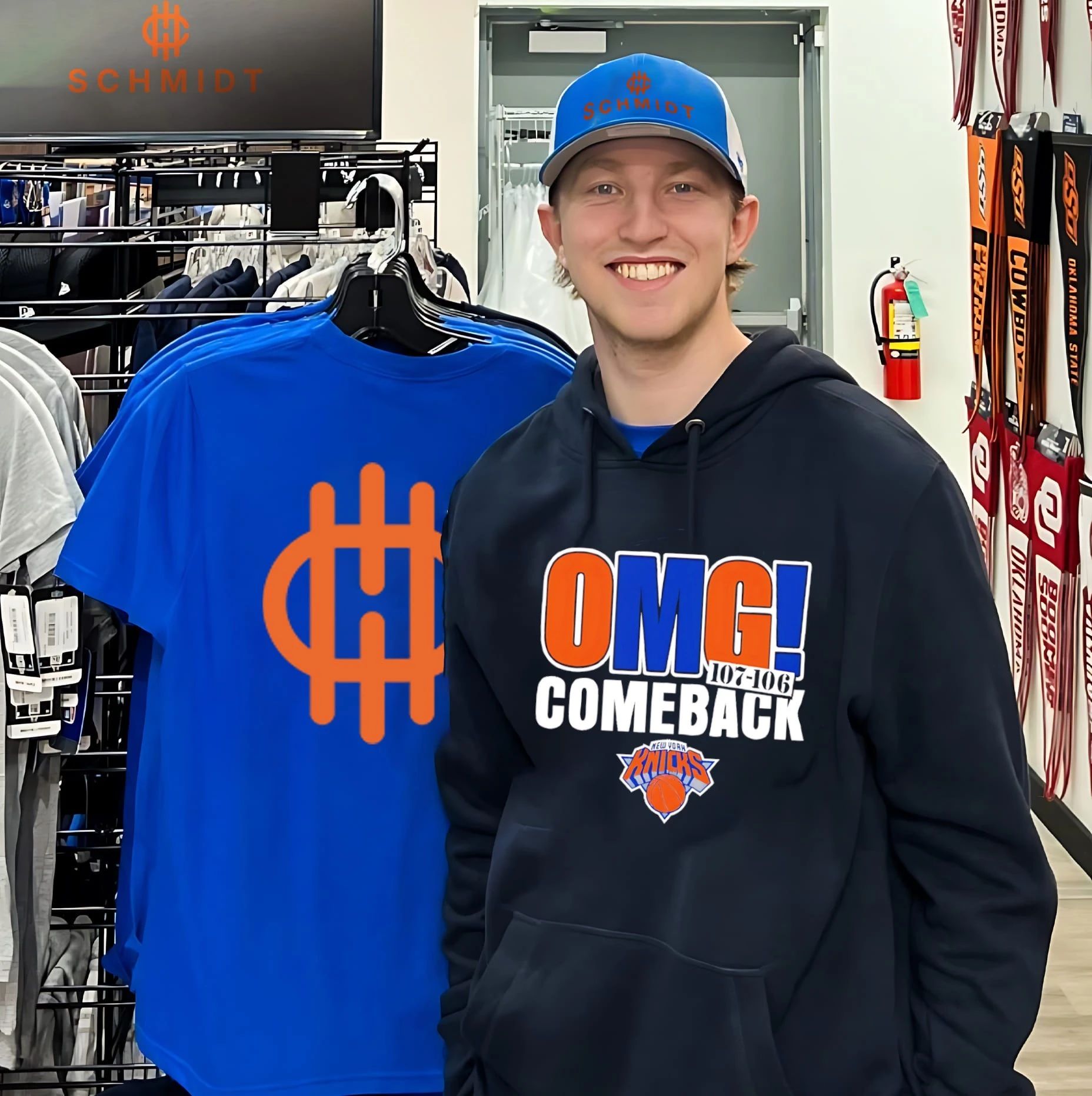 New York Knicks OMG comeback score 107-106 shirt