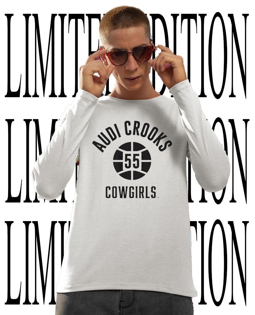 Audi Crooks #55 Oklahoma State Cowgirls Basketball shirt
