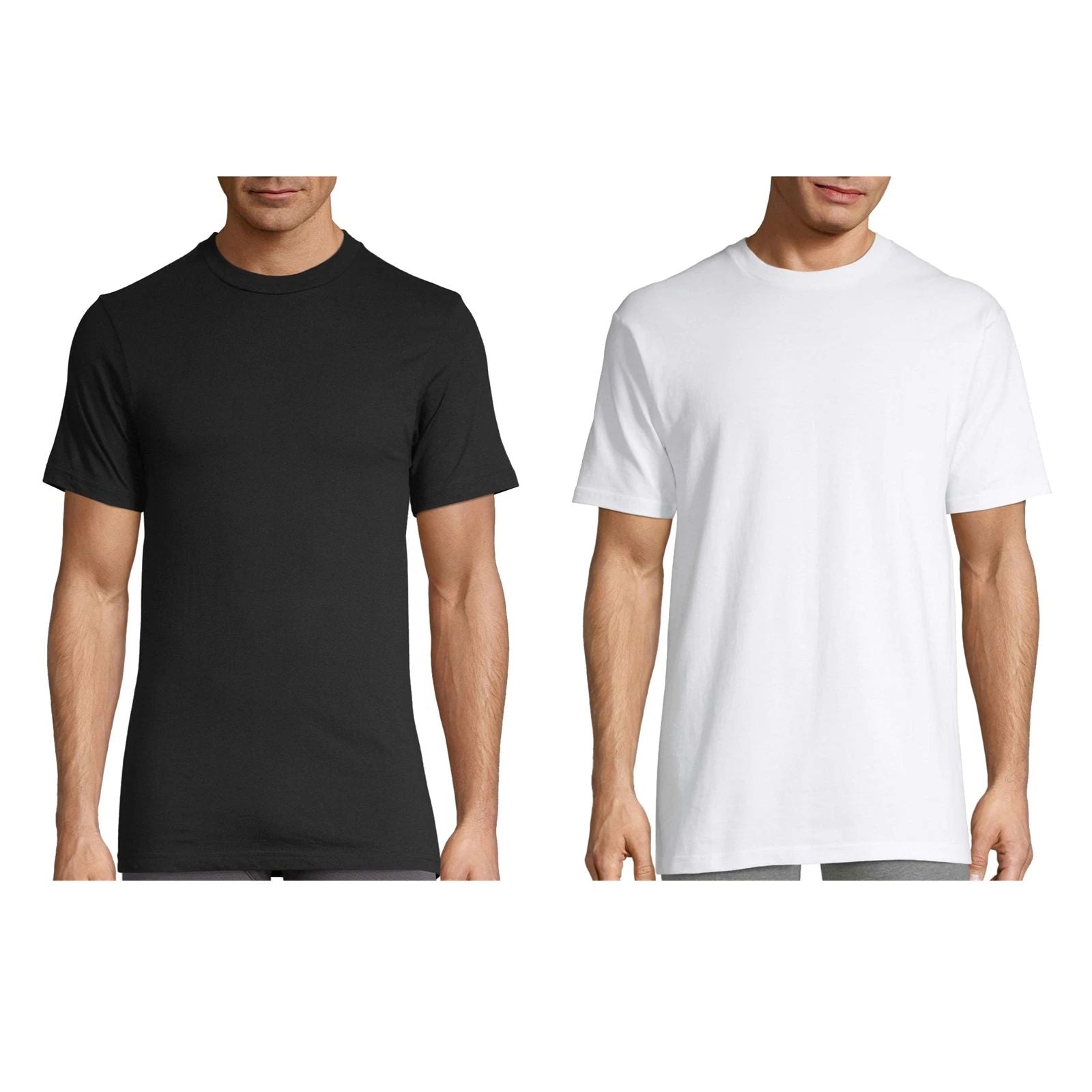 Men's Short Sleeve Premium Crew Neck 100% Cotton T-Shirt Big & Tall Sizes
