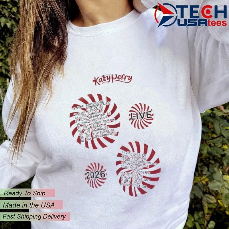 Katy Perry 2026 Eurosummer Festival Tour schedule shirt
