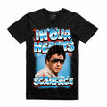 New Streetwear On Demand Monument Scarface Black T-Shirt SMALL-3XLARGE Limited