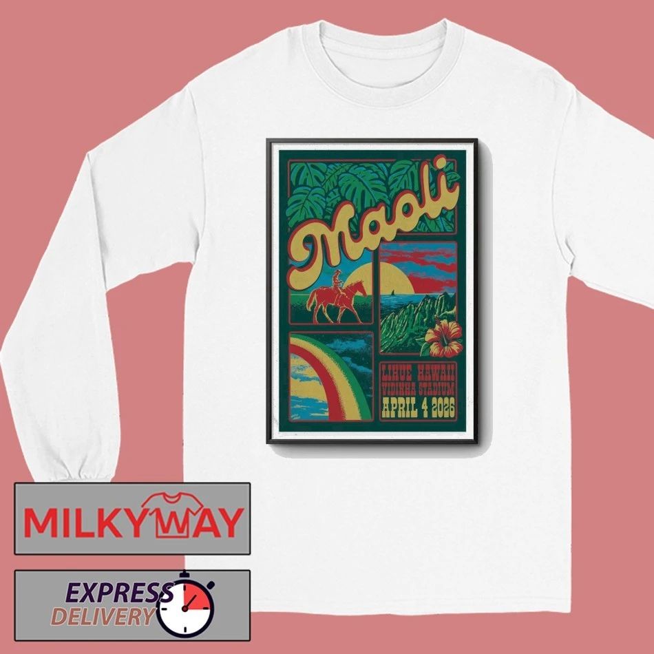 Maoli concert Lihue, Vidinha Stadium, Apr 04, 2026 Poster Limited shirt