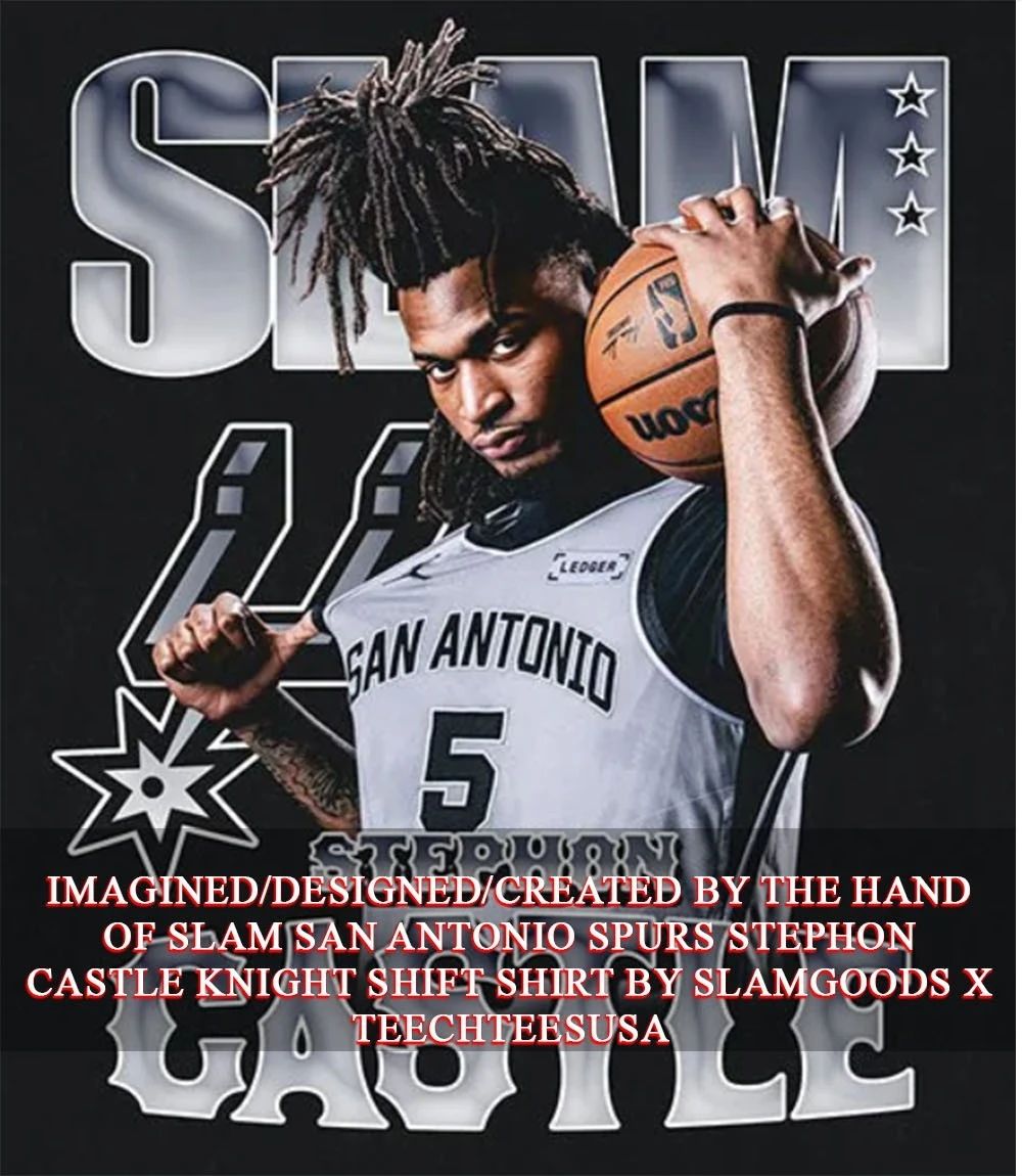 SLAM Stephon Castle San Antonio Spurs shirt