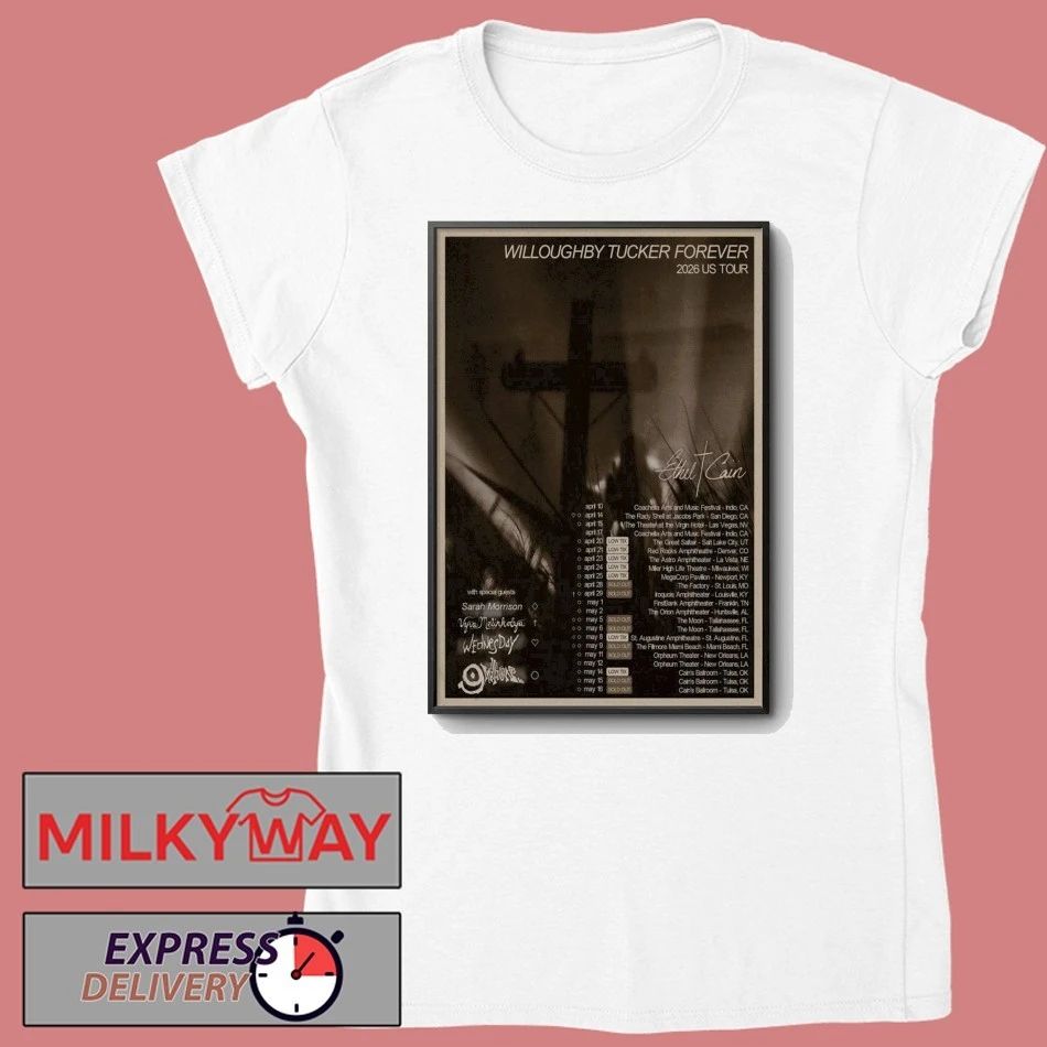 Mothercain Poster Apr 2026 Willoughby Tucker Forever Tour shirt