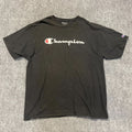 Champion Authentic Athletic Wear T Shirt Mens 2XL Black Logo Streetwear Outdoor