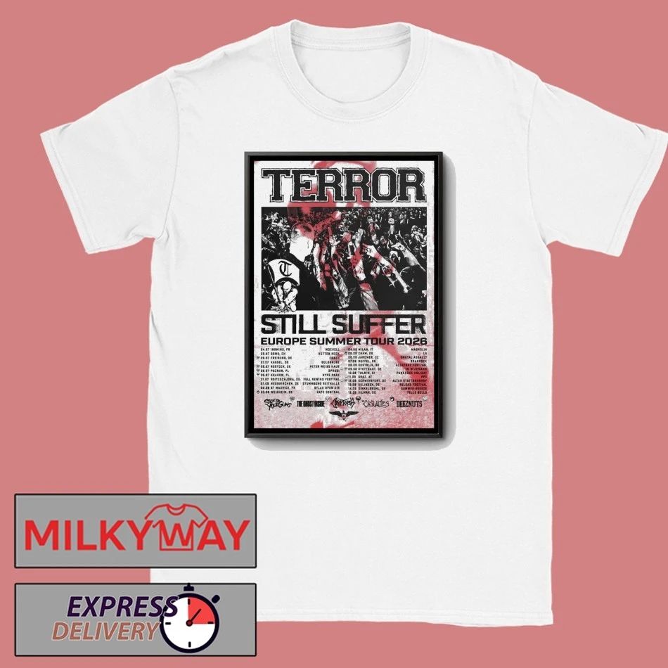 TERROR Europe 2026 Summer Shows Poster shirt